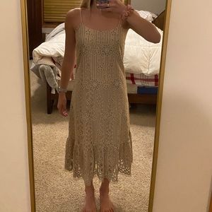 Anthropologie midi dress